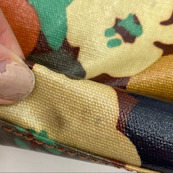 FOSSIL Key Per Canvas Coated Tote Floral Large - Picture 4 of 16